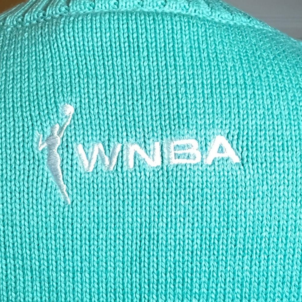 New York or Nowhere X WNBA Liberty Motto Sweater in Seafoam Green, Adult Medium - Picture 10 of 16